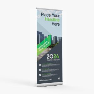 Retractable Banner Stand – 24" x 81"