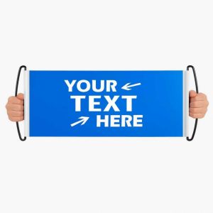 Handheld Scrolling Banners / Set of 10