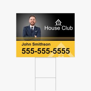 Corrugated Plastic Yard Signs 18"x24"/qty10 with stakes Single Sided